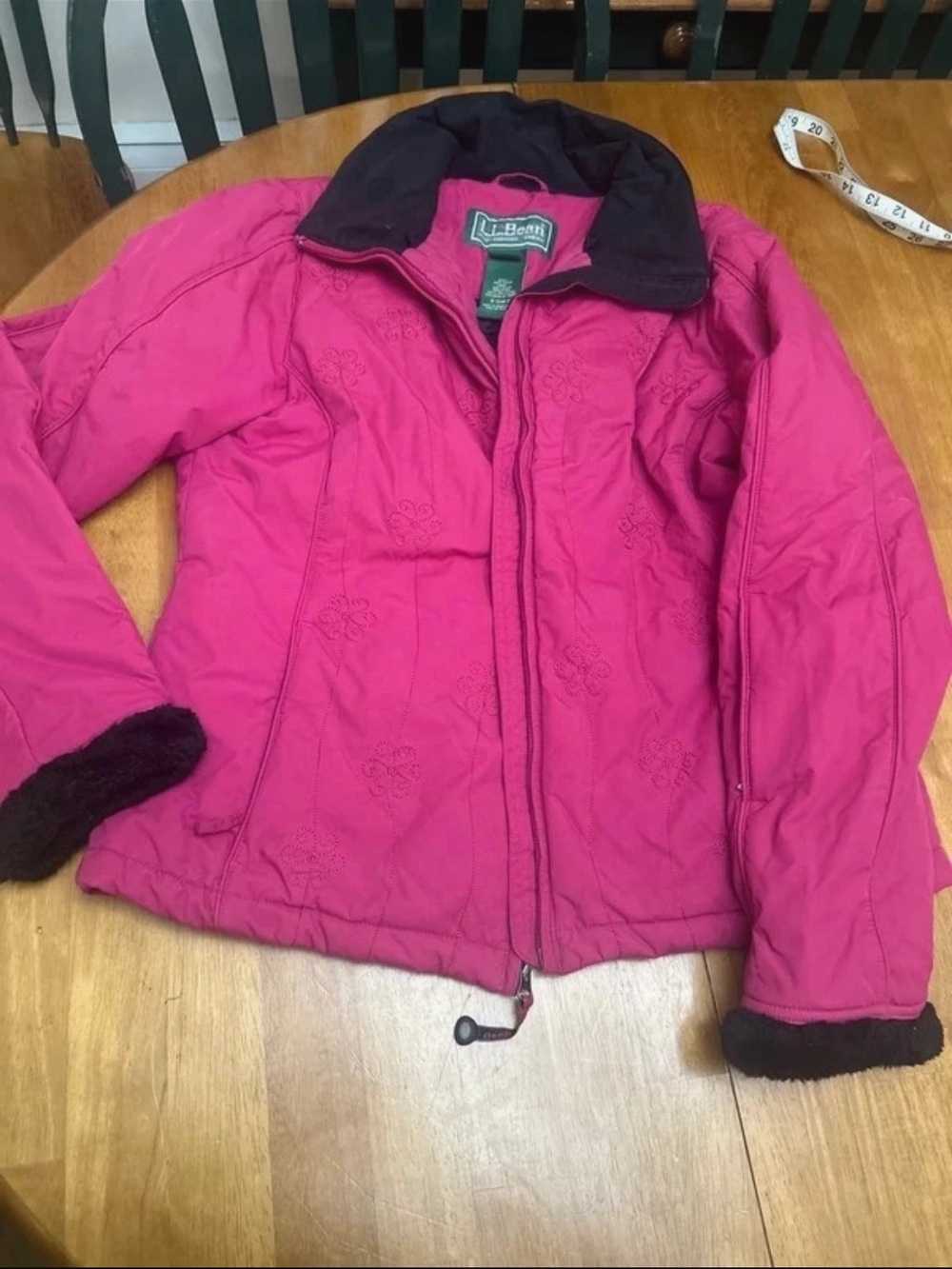 Vintage L.L. Bean Women's Pink Insulated Jacket
